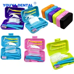 Ensemble de brosse à dents portable Oral Oral, brosse interdentaire, livres de dents, kits pour accolades, étui d'irritation des gencives