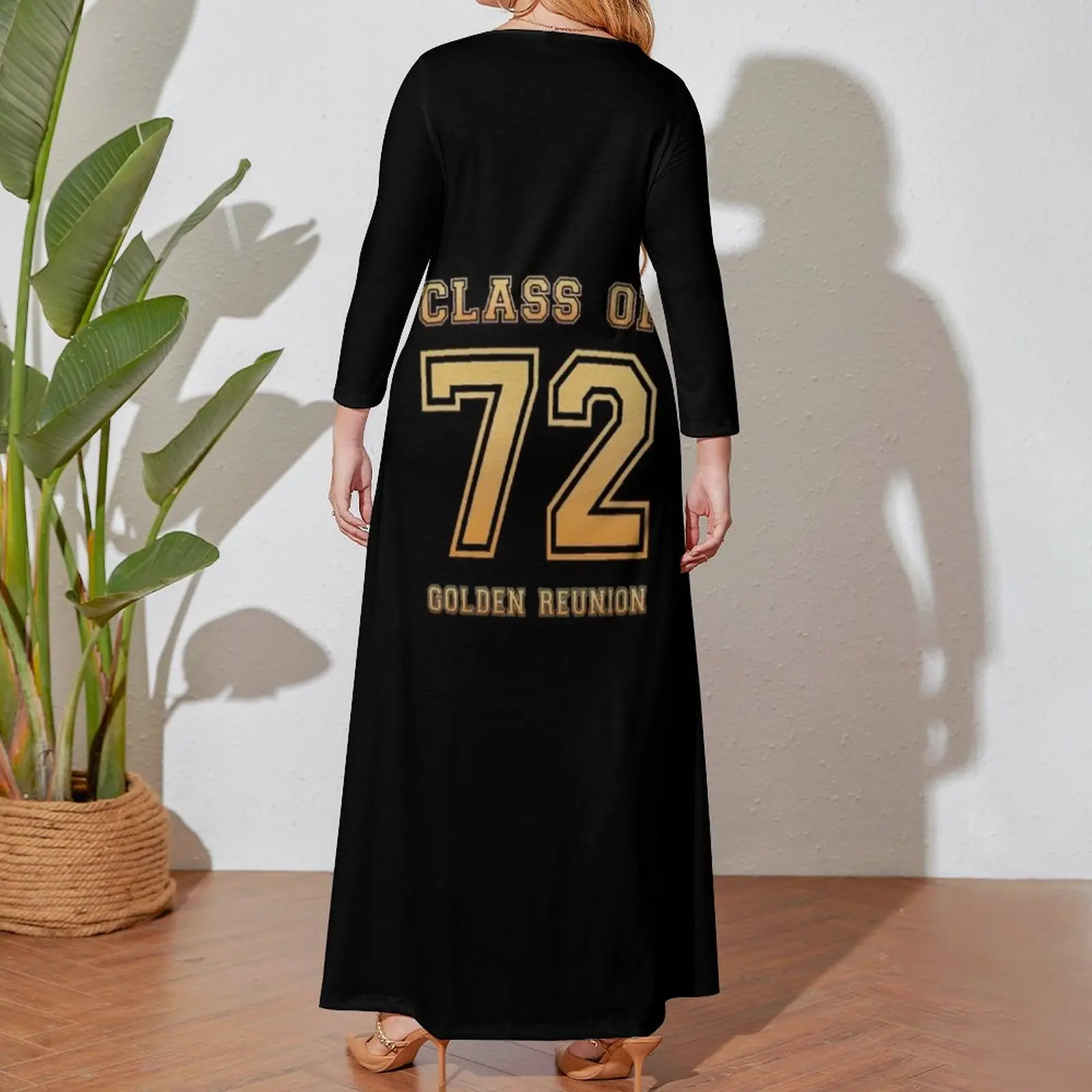 Class of 72 1972 class reunion 50th golden reunion Long Sleeved Dress Aesthetic clothing