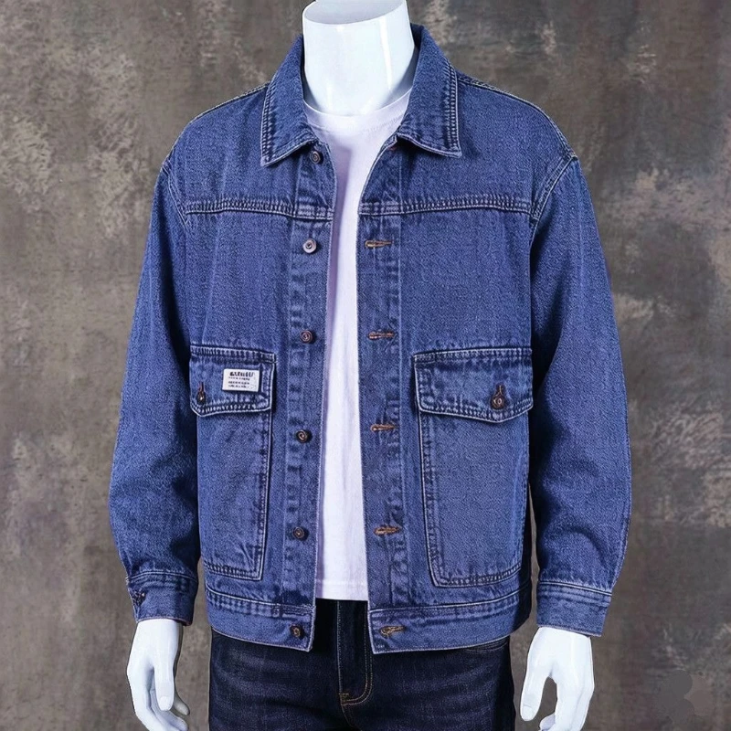 メンズ ヴィンテージ スリムフィット デニムジャケット 春秋 - Denim Jacket Vintage のレビューと価格
