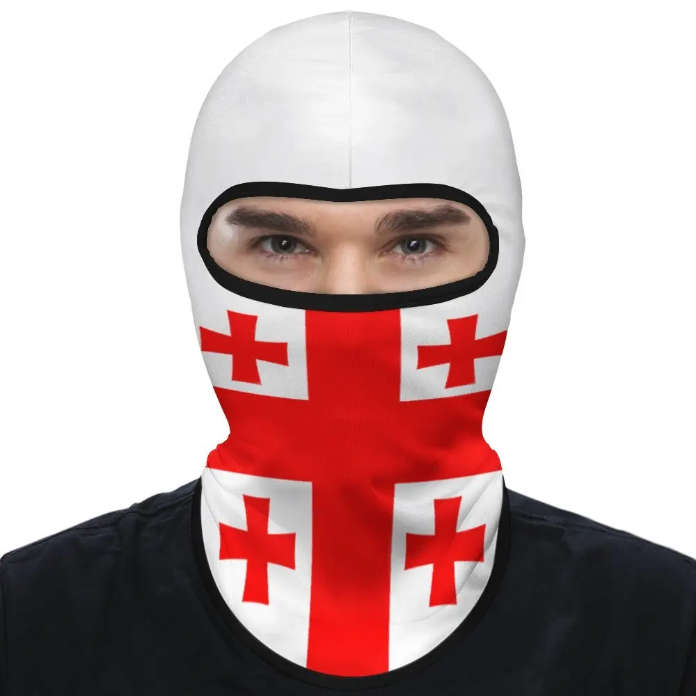 AliExpress Sugiuchi Georgia Flag Outdoor Cool Sunscreen Motorcycle Face Mask Moto Biker Wind Cap Mask Stopper Windproof Bicycle Cycling Headgear