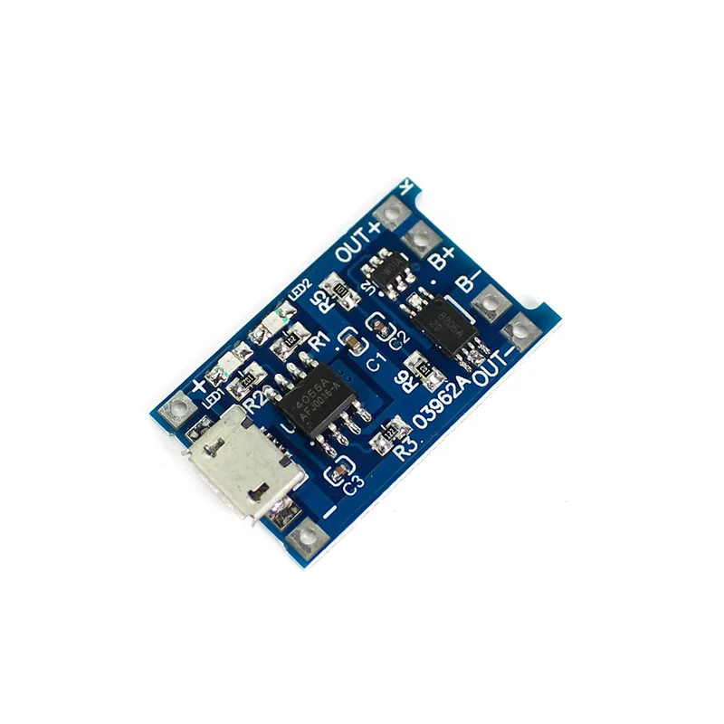 5pcs 5V 1A Type-c/Micro/Mini 18650 TP4056 Lithium Battery Charging Board Charger Module with Protection Dual Functions