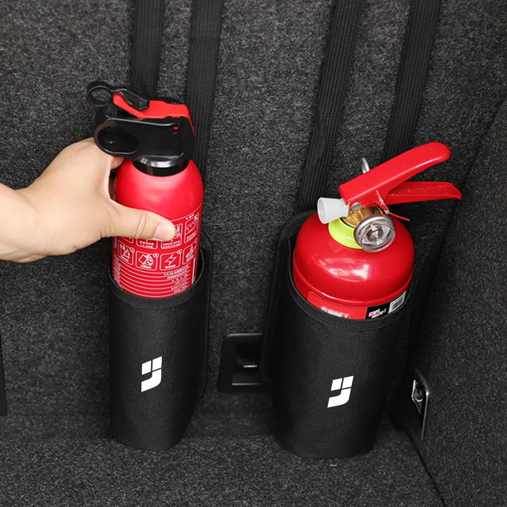 Bolsa de soporte para extintor de incendios de coche, organizador de almacenamiento de maletero, accesorios para LI L9 MAX Lixiang One L7 Pro L8 Li9 R20 Li7 Mega L6