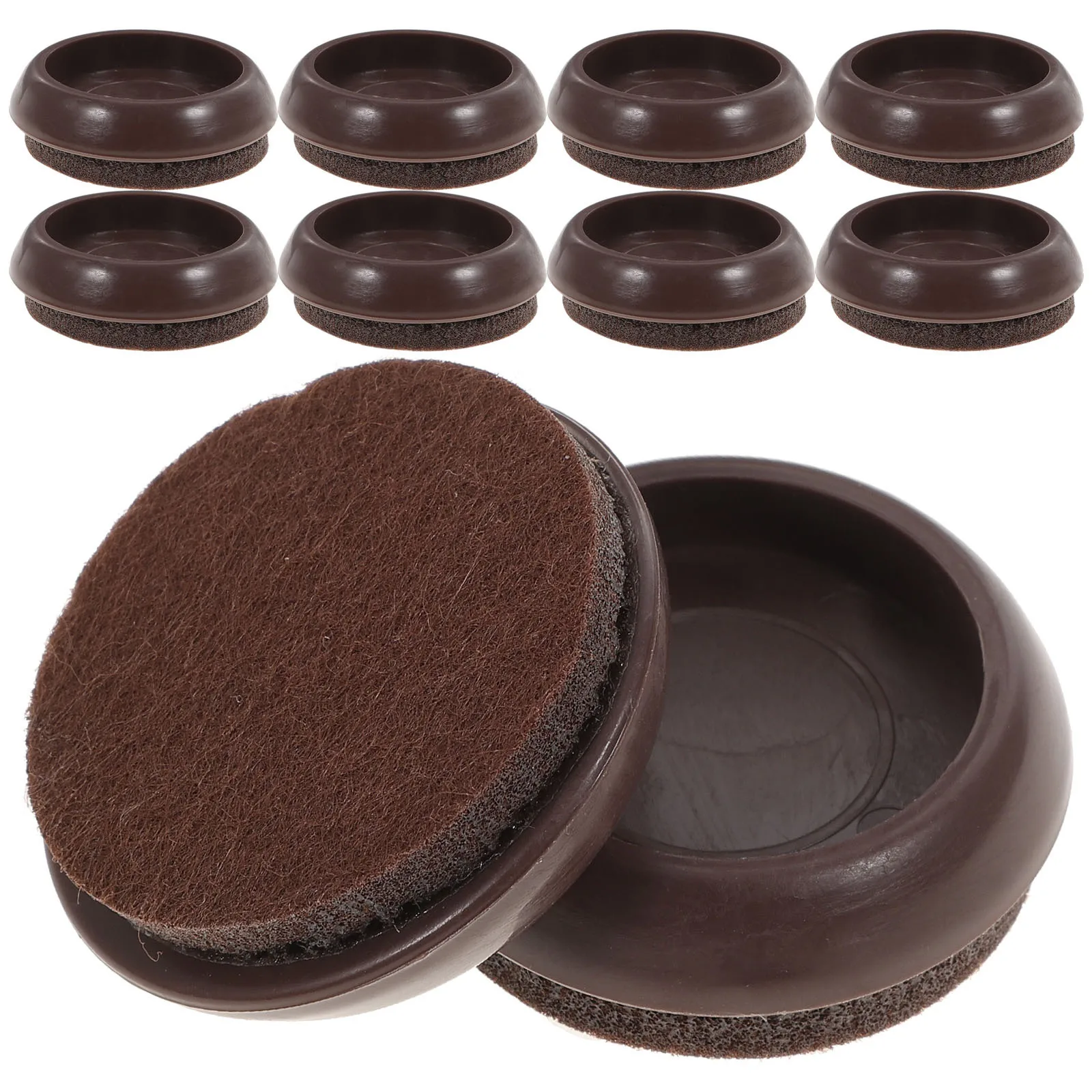 

10Pcs Furniture Protector Caster Cups Chair Wheel Stoppers Prevent Floor Scratches for Sofas Chairs Furniture Coasters