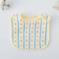 Blue striped floral