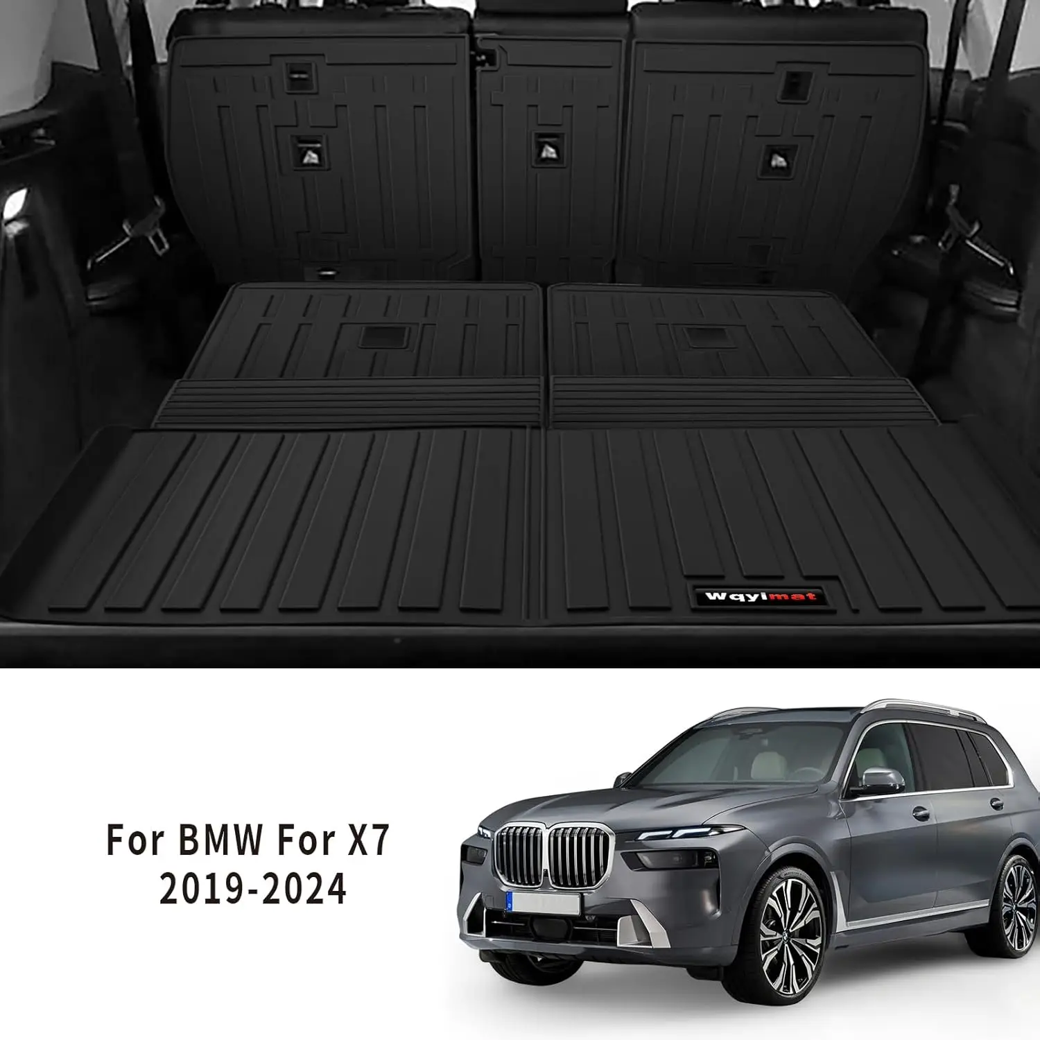BMW X7 G07 7-Seater TPE All-Weather Floor Mats - alternate angle
