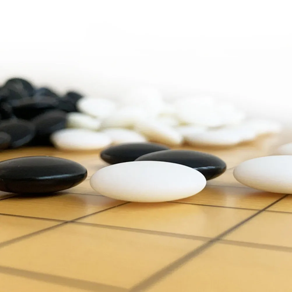 

360Pcs Go Chess Pieces Durable Stable Material Smooth Surface Suitable for Board Game Sets Go Chess Piece Board Game Bag