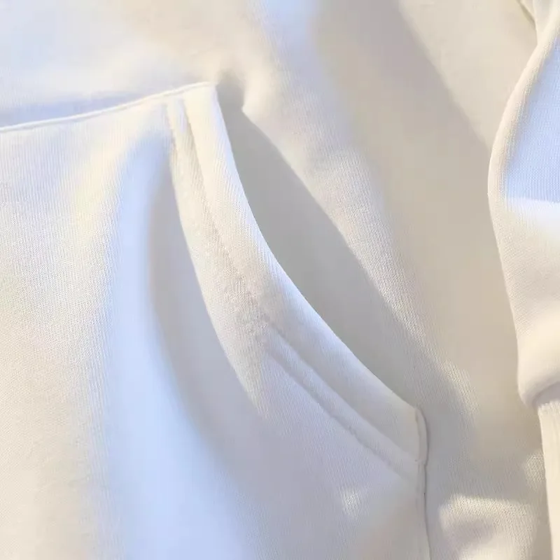 Sudaderas con capucha de algodón para hombre y mujer, sudadera informal de otoño e invierno, jersey de gran tamaño, Tops con cuello redondo, Sudadera con capucha de Color sólido, holgada Unisex