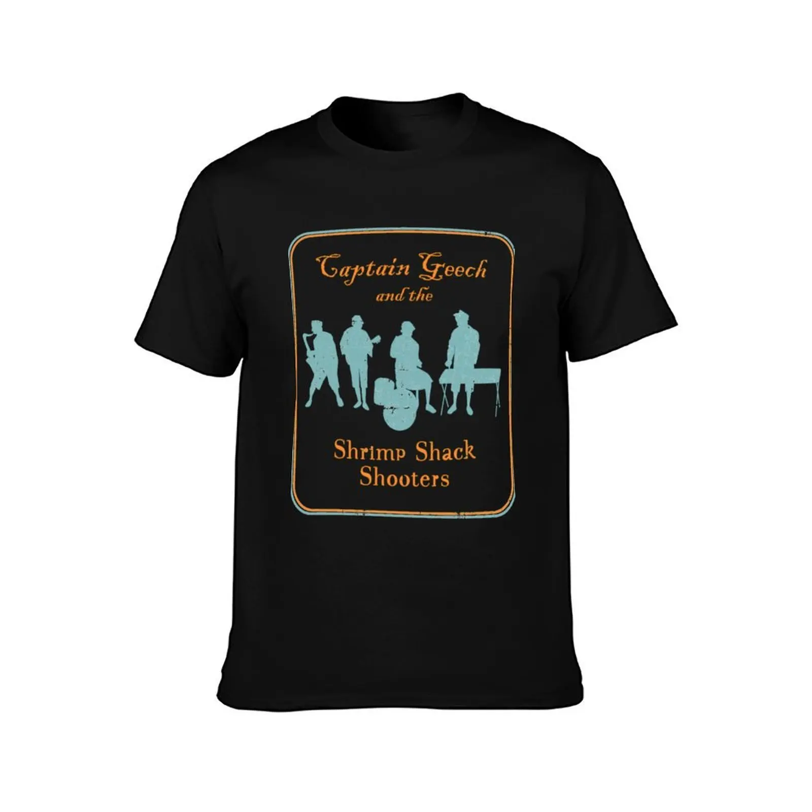 Captain Geech and the Shrimp Shack Shooters T-Shirt Work Wear Breathable Tee