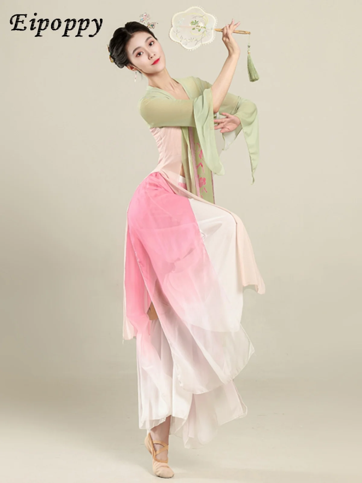 Classical dance costume, Chinese style umbrella dance