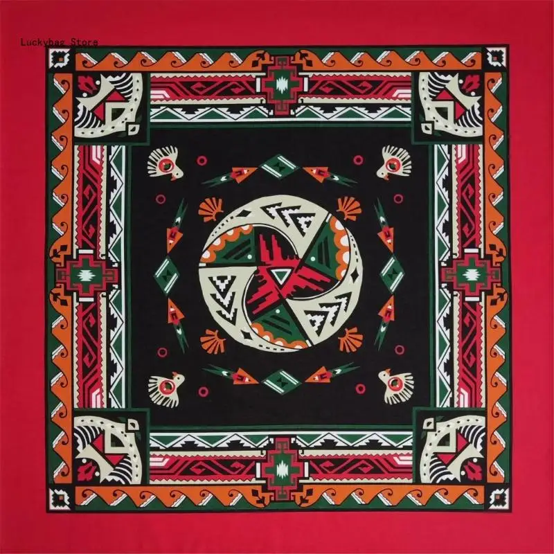 

Многофункциональная бандана квадратный головной платок Модные головные уборы в стиле ретро