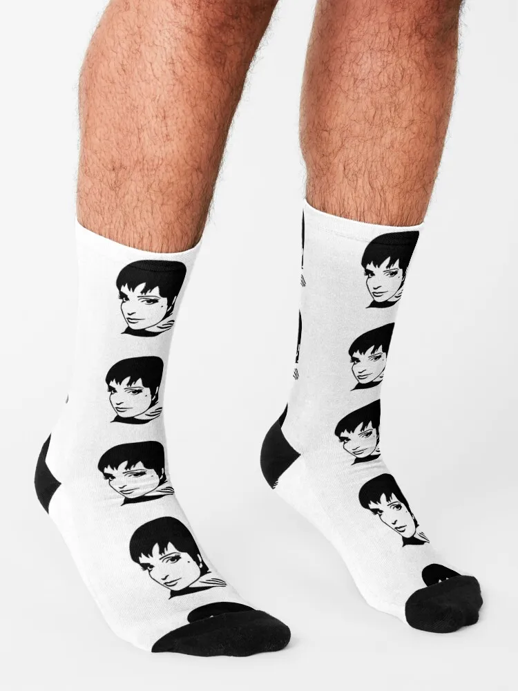 Liza Minnelli Socks new year FASHION colored cool Boy Socks Women\'s