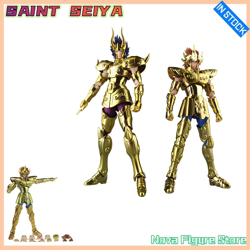 En stock: Saint Seiya Gold Myth Cloth EX ST Leo Regulus LC The Lost Canvas Reprint - Figura de acción coleccionable, regalos