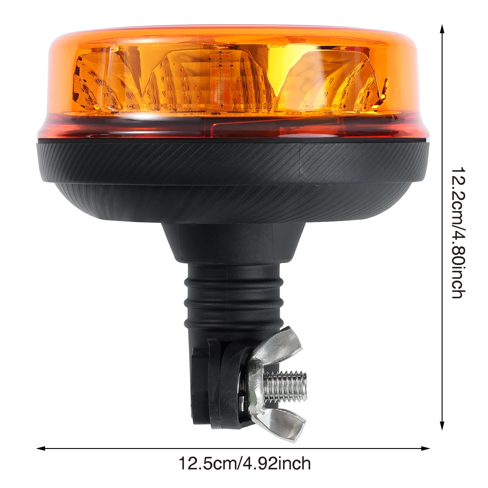 12/24V Car Emergency Strobe Light Set Vehicles Amber Warning Beacon Rotating Light Lamp Flashing Police Multipurpose LED Tractor