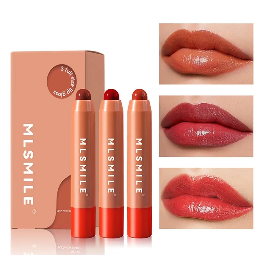 Matte Lipstick Pen, de longa duração, à prova d'água, copo, bálsamo, matiz, maquiagem labial, cosméticos antiaderentes, Coréia, Sexy, Z7X3, 6 cores