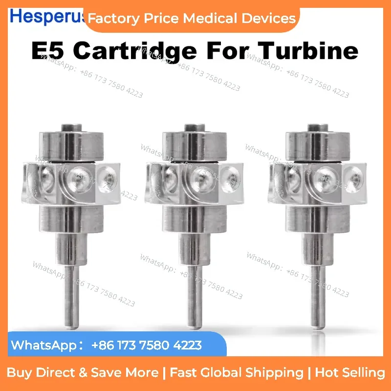 2026 Cartridge Dentist Rotor for DEASIN 5 LED Push Button Torque Head E5 High Speed Handpiece Only fastshipping