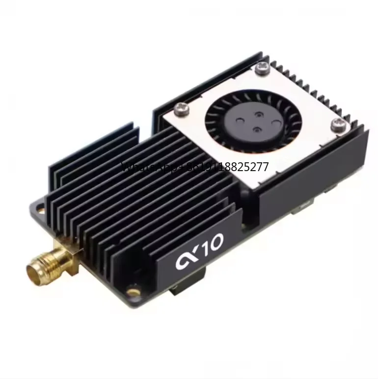 Transmissor de vídeo FPV comutável AKK Alpha Power, Suporta áudio inteligente, 10W, VTX, 5.8GHz, 80CH, 10W