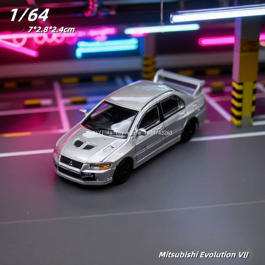 

JKM 1/64 Mitsubishi EVO Sports Car Mini Alloy Sedan Model, High-end Desktop Decoration, High-end Collectibles and Gifts 5-20