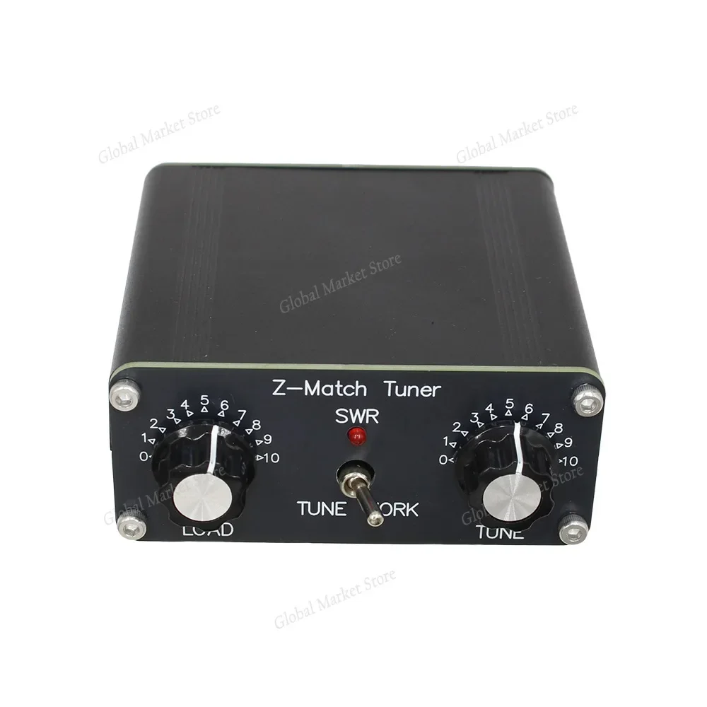 Z-match QRP manual antenna tuner HAM finished product Radio/tape recorder aluminium alloy Rated power 5W, intermittent-power 10W