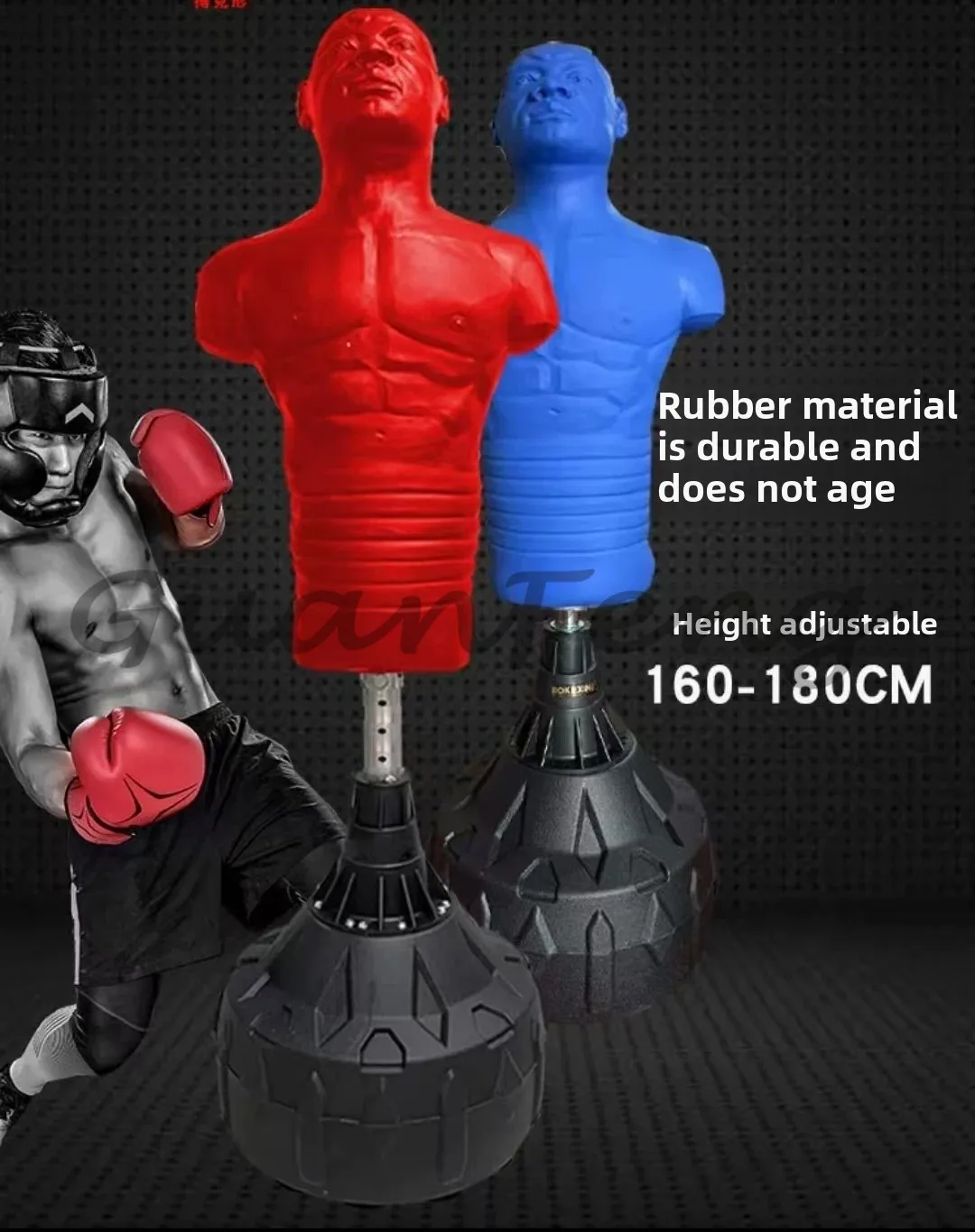 Free‑Standing Human Shape Punching Bag Dummy,Heavy‑Duty Boxing Gym Equipment for Kickboxing, Muay Thai & Combat Fitness Training