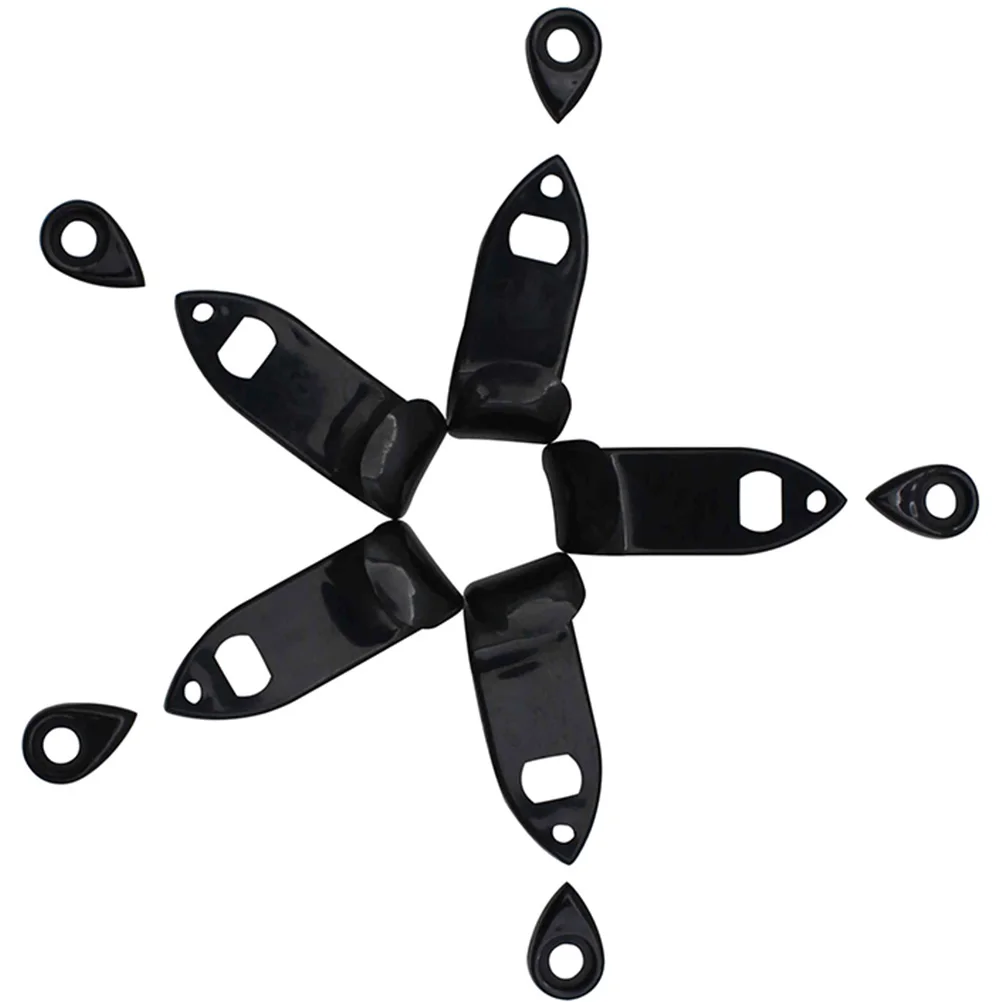 

10 Pcs Sax Finger Cots Clarinet Thumb Rest Cushion Saxophone Pads Cushions for Soprano Refer to Cover Alto Abs Accessories