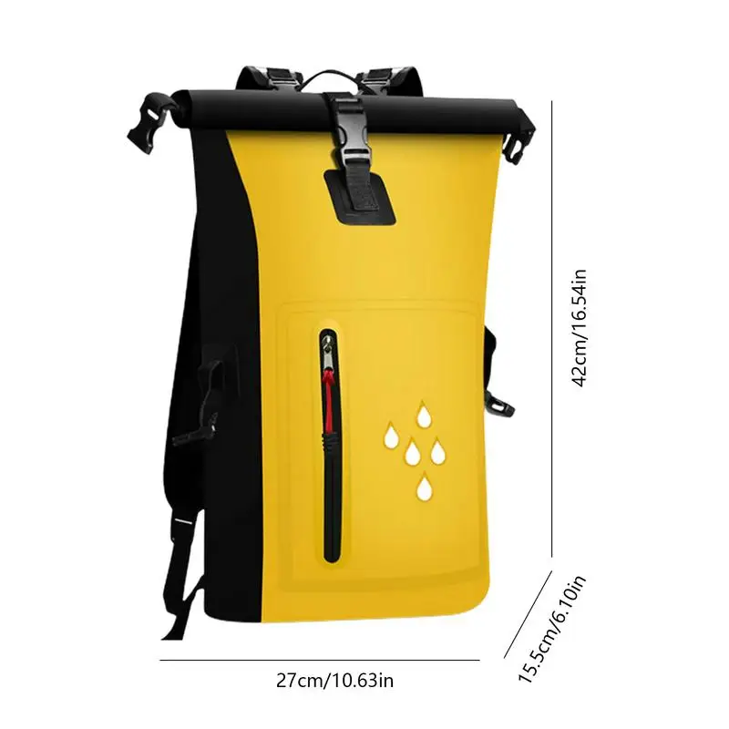 Rafting Dry Bag PVC Waterproof Dry Backpack For Women Multifunction Roll Top Dry Sack Backpack Dust-proof Camping Fishing Beach