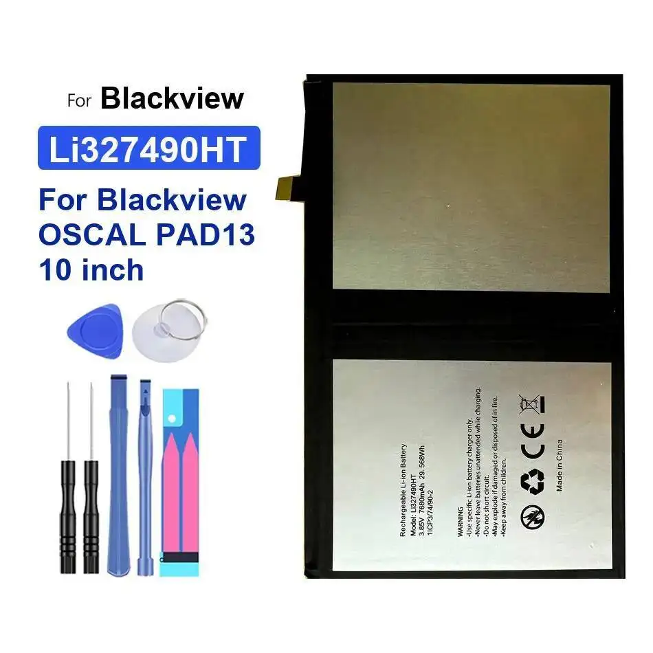 

7680Mah Li327490ht For Blackview Oscal PAD13 10 Inch Long-Lasting Performance Laptop Battery