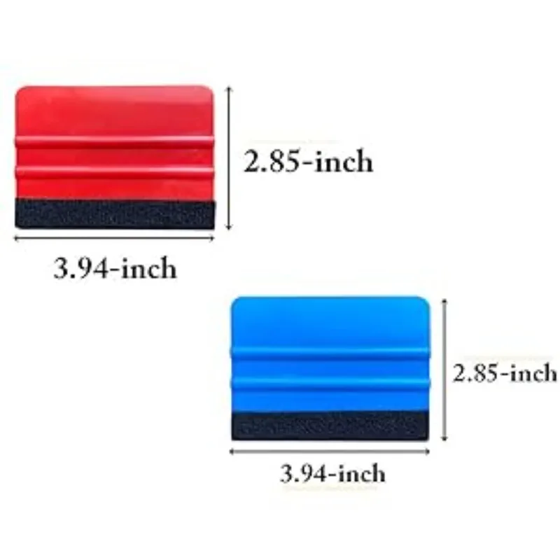 Felt Edge Squeegee Car Wrapping Tool Kits 4 Inch Vinyl Wrap Squeegee Applicator Tool for Car Vinyl Wrap Installation Tool view 6