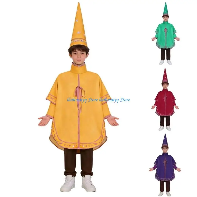 573B Childrens Cartoon Character Costume Uniform Cloth Role Play Accessory Perfect For Halloween And Cosplay Parties