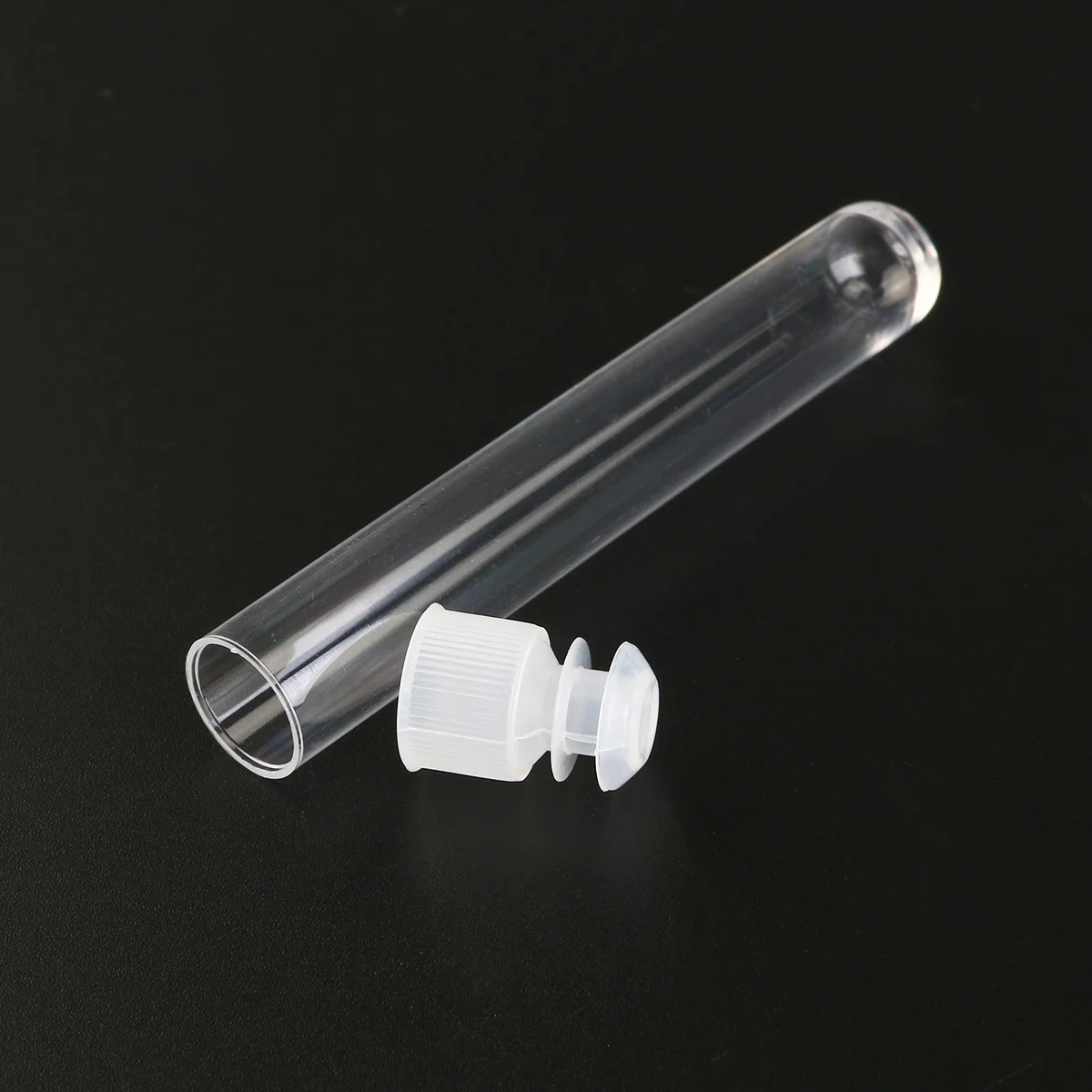 

25Pcs 5Ml Sample Test Tubes Transparent Plastic Storage Tubes for Specimen Gift Finding Organizer Gift Tube with Cap