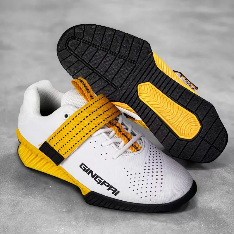 

Professional Men Women Weight Training Shoes Breathable Indoor Gym Shoes Unisex Luxury Brand Squat Hard Pull Shoe Couples