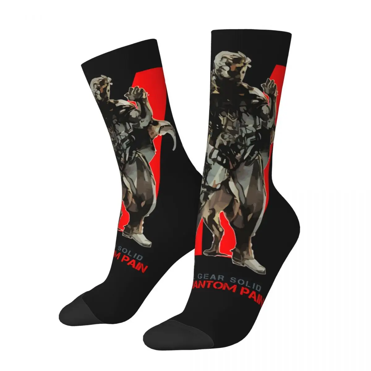 Divertenti calzini da uomo Happy Friend Vintage Harajuku M-Metal Gear Street Style novità Seamless Crew Crazy Sock Gift stampato