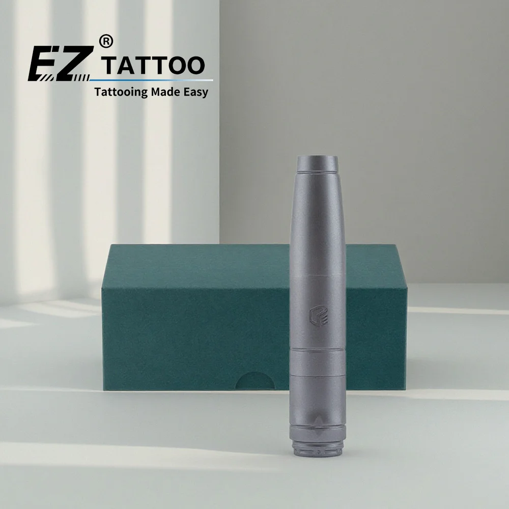 EZ gris mat Defender 2-en-1 longueur de course réglable Swiss Motors fourniture de tatouage machine de maquillage permanent pour PMU et tatouage