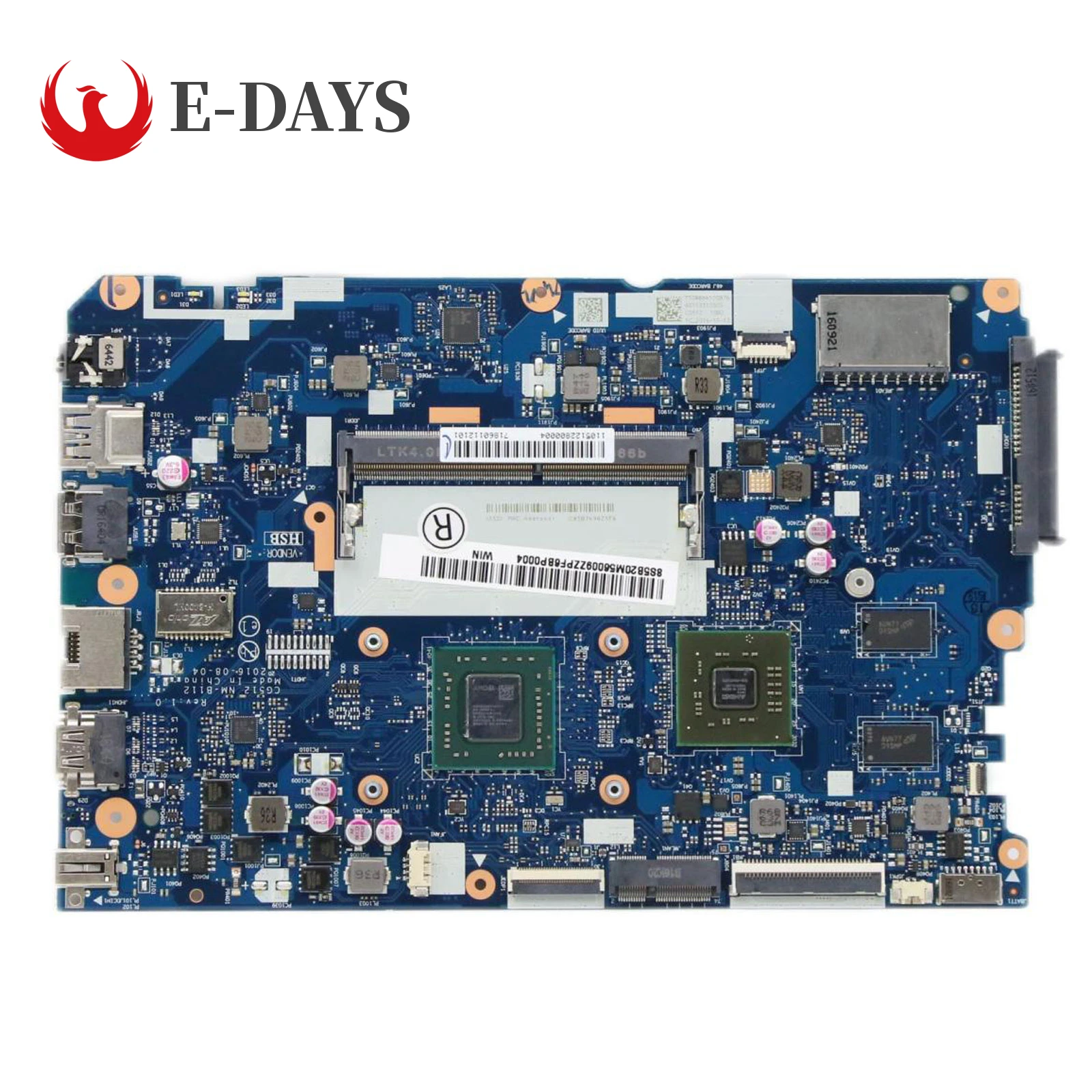 

For lenovo Ideapad 110-15AST Laptop motherboard With CPU A9-9400 GPU R5 M430 2GB DDR4 NM-B112 mainbord 100% work