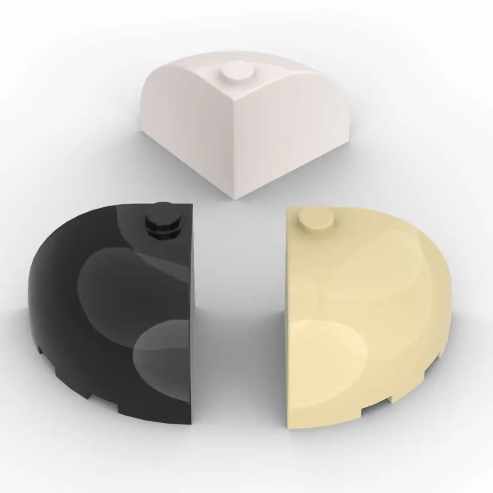 

MOC 10PCS 88293 3x3x2 Round Corner Building Blocks Kit Dome Top Particle Educational Assemble Toys Children Birthday Kid Gifts