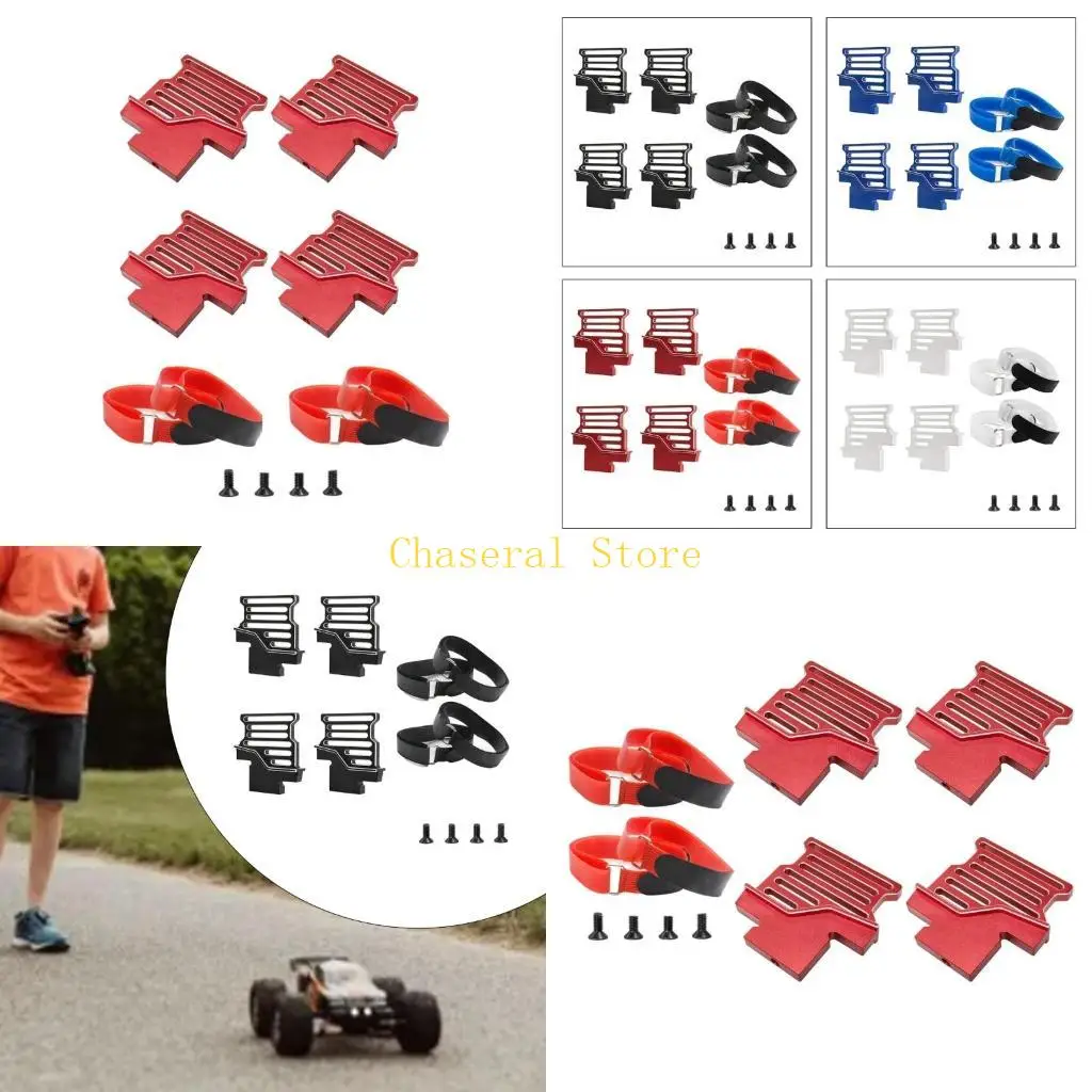 

E7CE Wireless Car Battery Mount Stand Vehicle Part Modified Car Battery Bracket for 1/6 XTR8S Remoted Car Toy Accessories