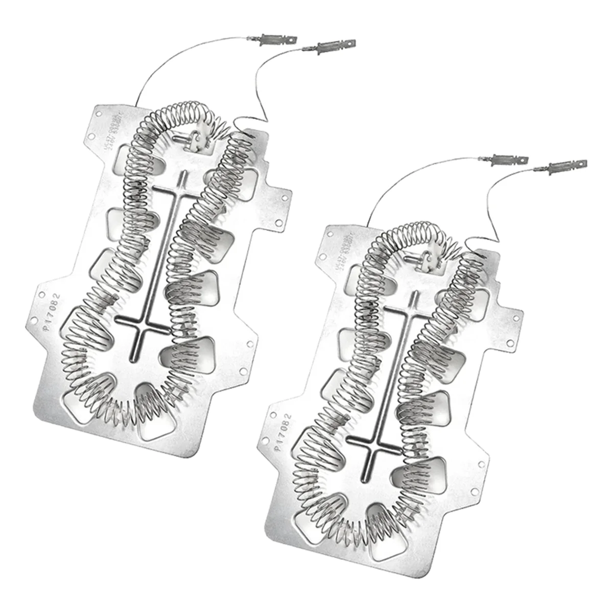 Trituratore di riscaldamento 2PCS DC47-00019A Sostituzione degli elementi riscaldanti dell'asciugatrice DV45H7000EW/A2 DV40J3000EW/A2 DV42H5000EW/A3 DVE50M7450W