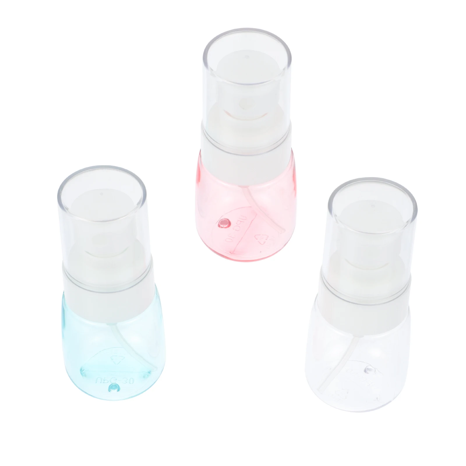 

3Pcs Fine Mist Spray Bottle Lightweight Durable Plastic Dispensing Refillable Bottles for Liquid Perfume Water Alcohol