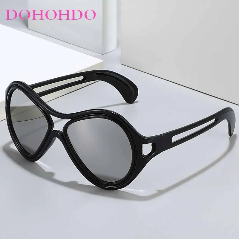 

Trend Oversized Pilot Sports Punk Women Sungalsses Fashion Designer Brand Party Men Sunglass UV400 Summer Travel Drive Eyewear