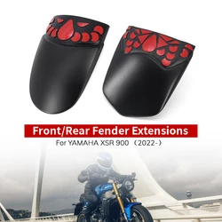 For YAMAHA XSR 900 XSR900 2022 2023 2024- Motorcycle Accessories Front Rear Fender Mudguard Extender Hugger Extension Refit