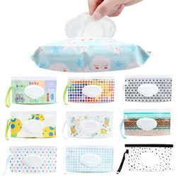 14 Style Baby Portable Wipes Bag Can Be Refilled, Baby Wipes Container Wipe Holder Can Be Reused, Travel Wipes Bag