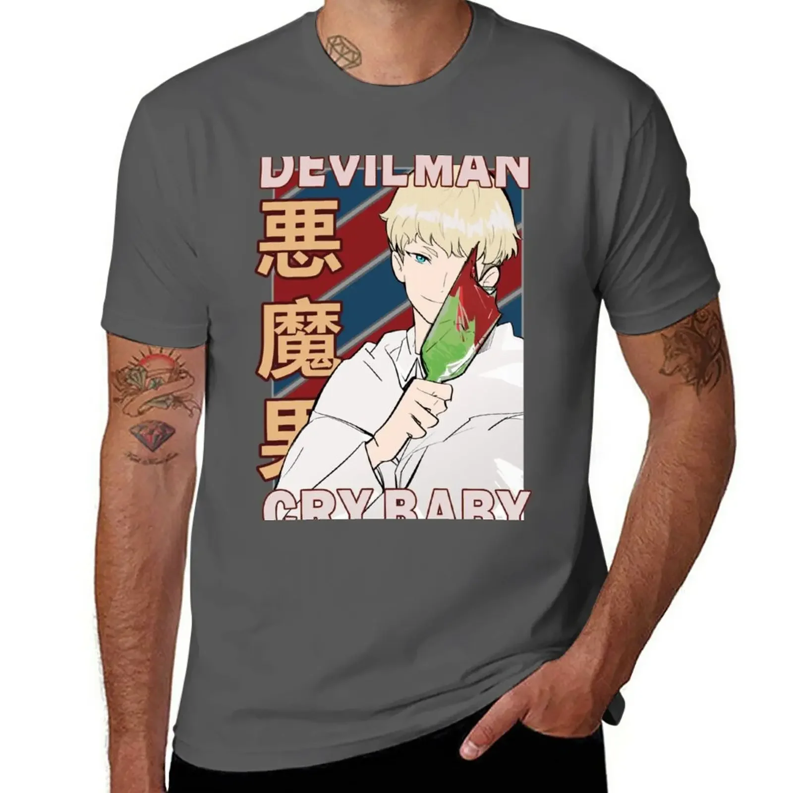 

Ryo Asuka devilman crybaby Anime Design| Gift T-Shirt funnys new edition sweat mens t shirt graphic