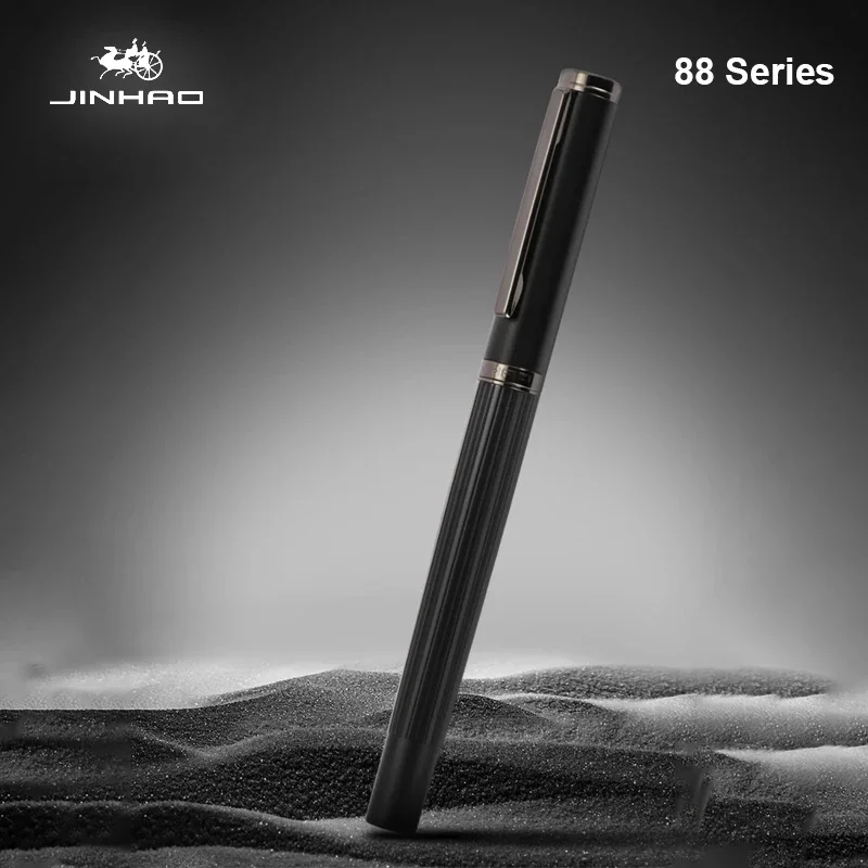 Jinhao 88 Fountain Pen Metal Luxury Elegant Pens F/EF Extra Fine Nib Blue/Red/Black Color Stationery Office School Supplies