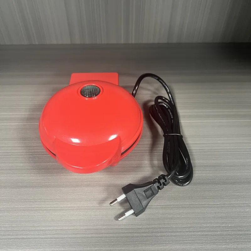 多機能ミニハート型ワッフルメーカー両面加熱朝食トースター、ポータブルベーキングマシンファミリーパーティー