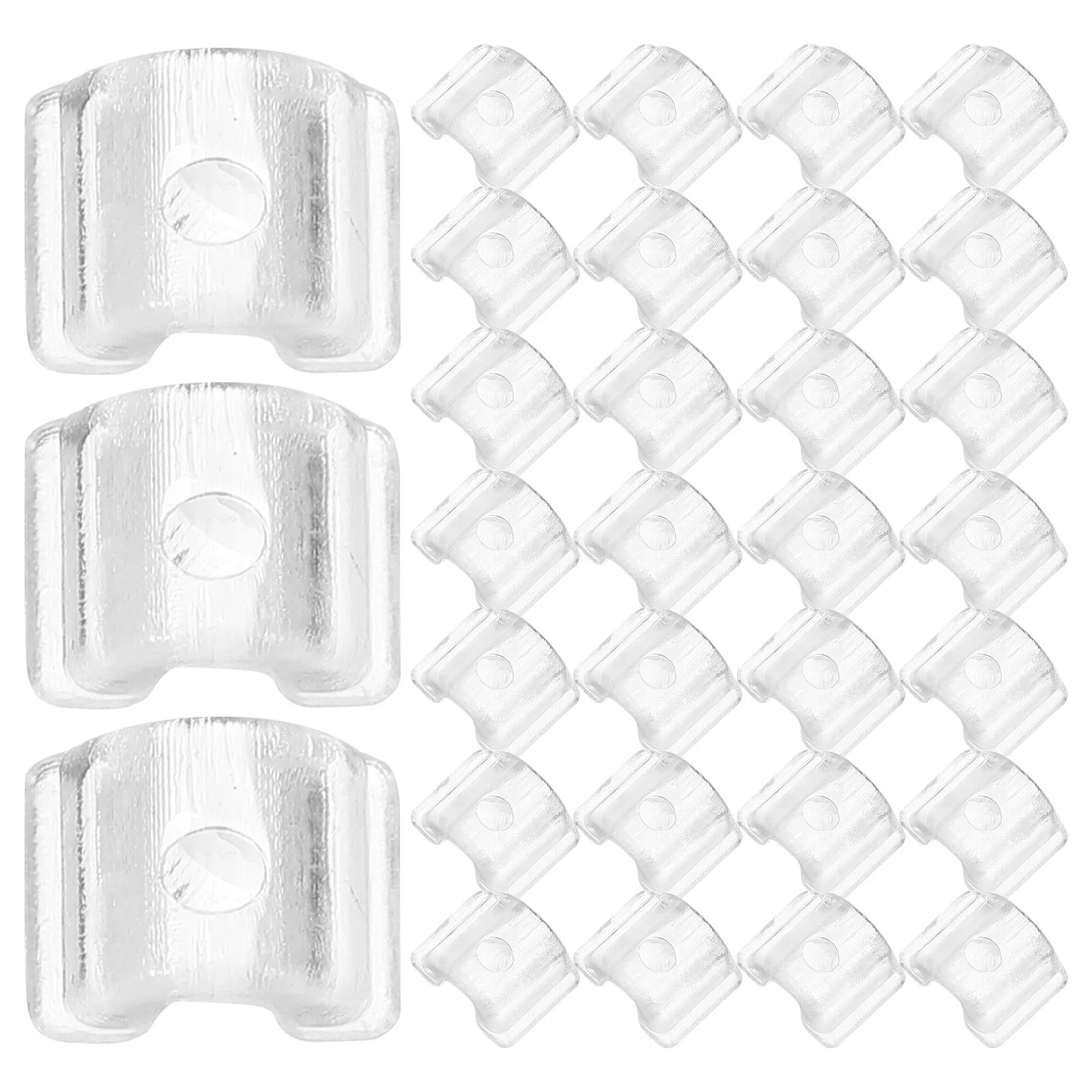 50pcs Hair Rope Base Settings For Women Diy Hair Accessories Craft Decor Portable Fixing Buckle Jewelry Making Tools