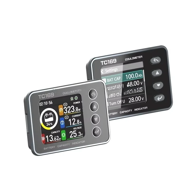Yixingmicro TC169 عالية الدقة شاشة البطارية الذكية تهمة التفريغ الجهد مؤشر قدرة البطارية متر فاحص