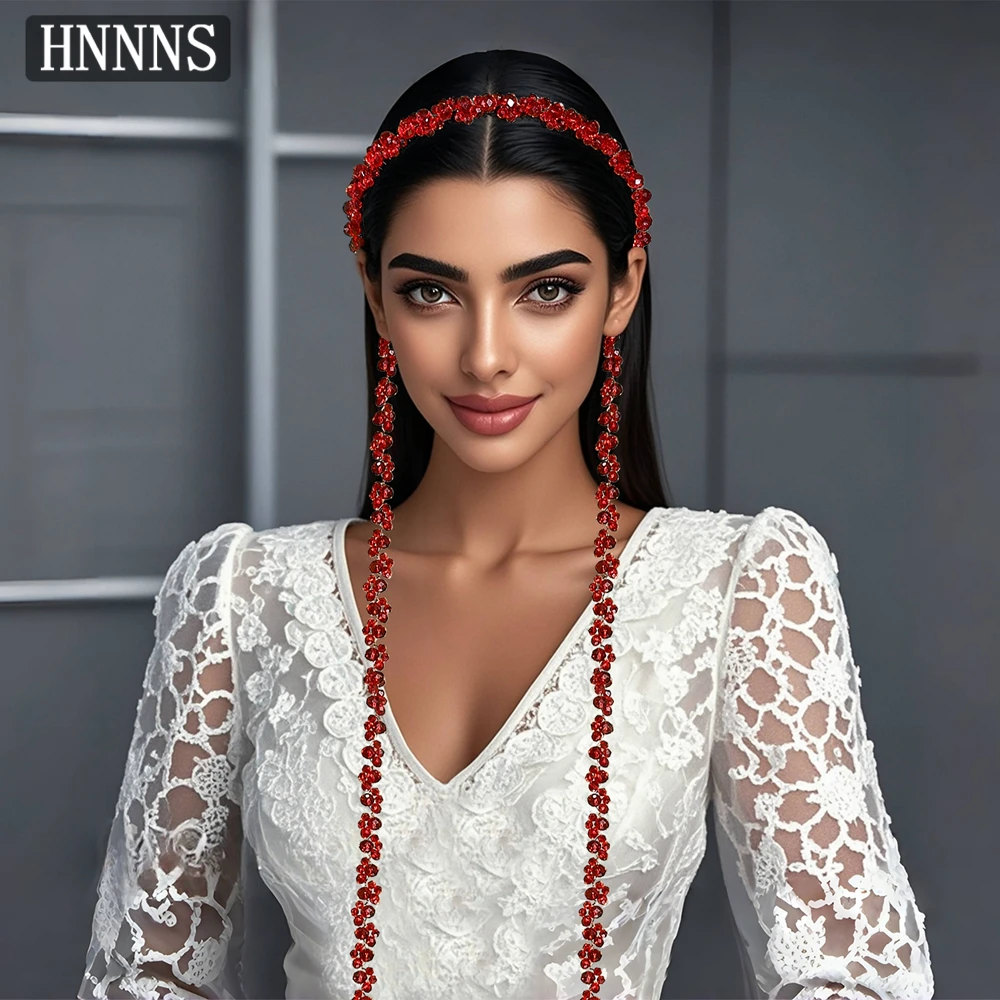 

TOPQUEEN Fashionable Brides Wedding Tassel Headbands Handmade Bead Weaving Gorgeous Women Banquet Dance Hair Accessories XYA292