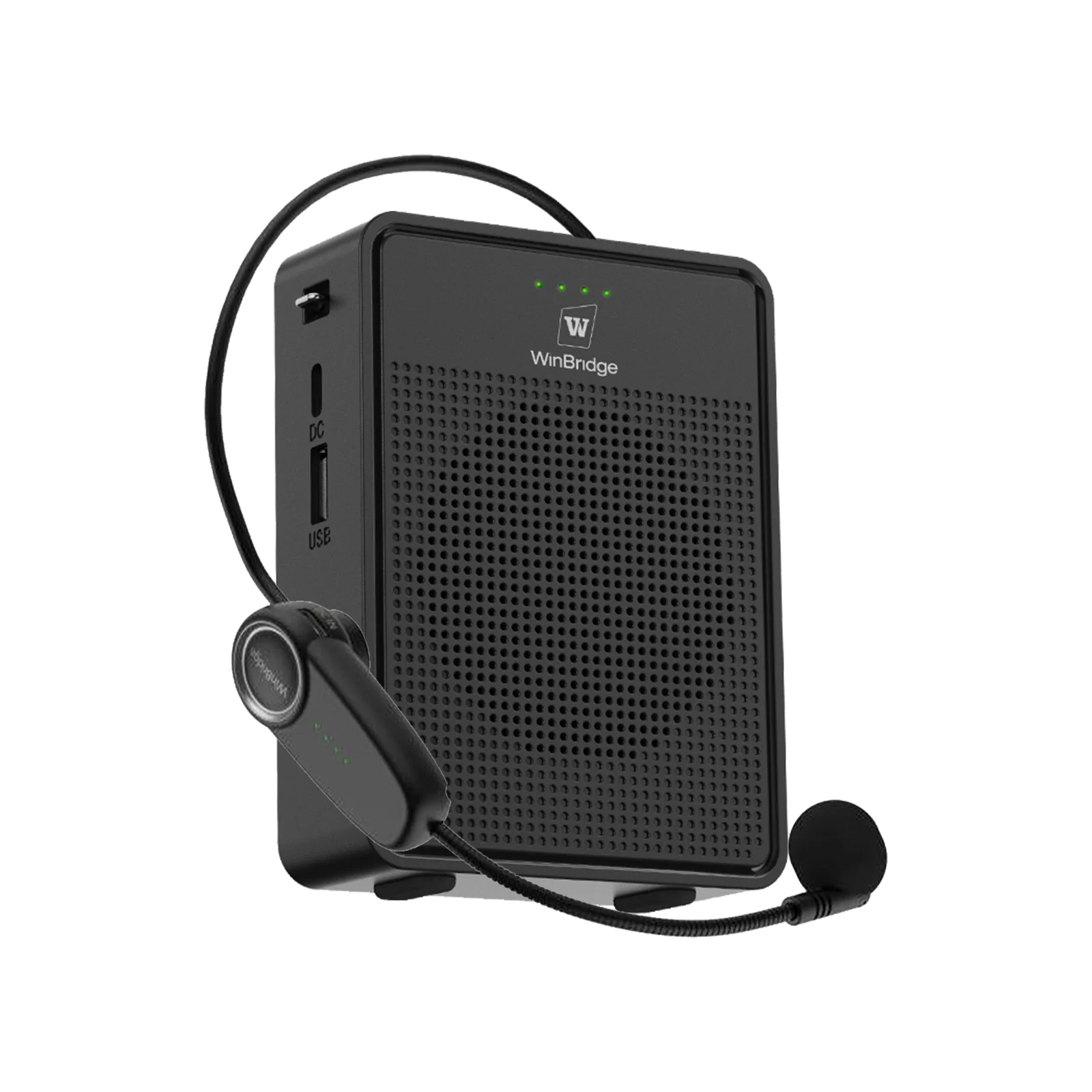 Wireless Headworn Microphone Combo with Portable Amplifier for Gift Fair Event Conference Meeting Product Recommendation