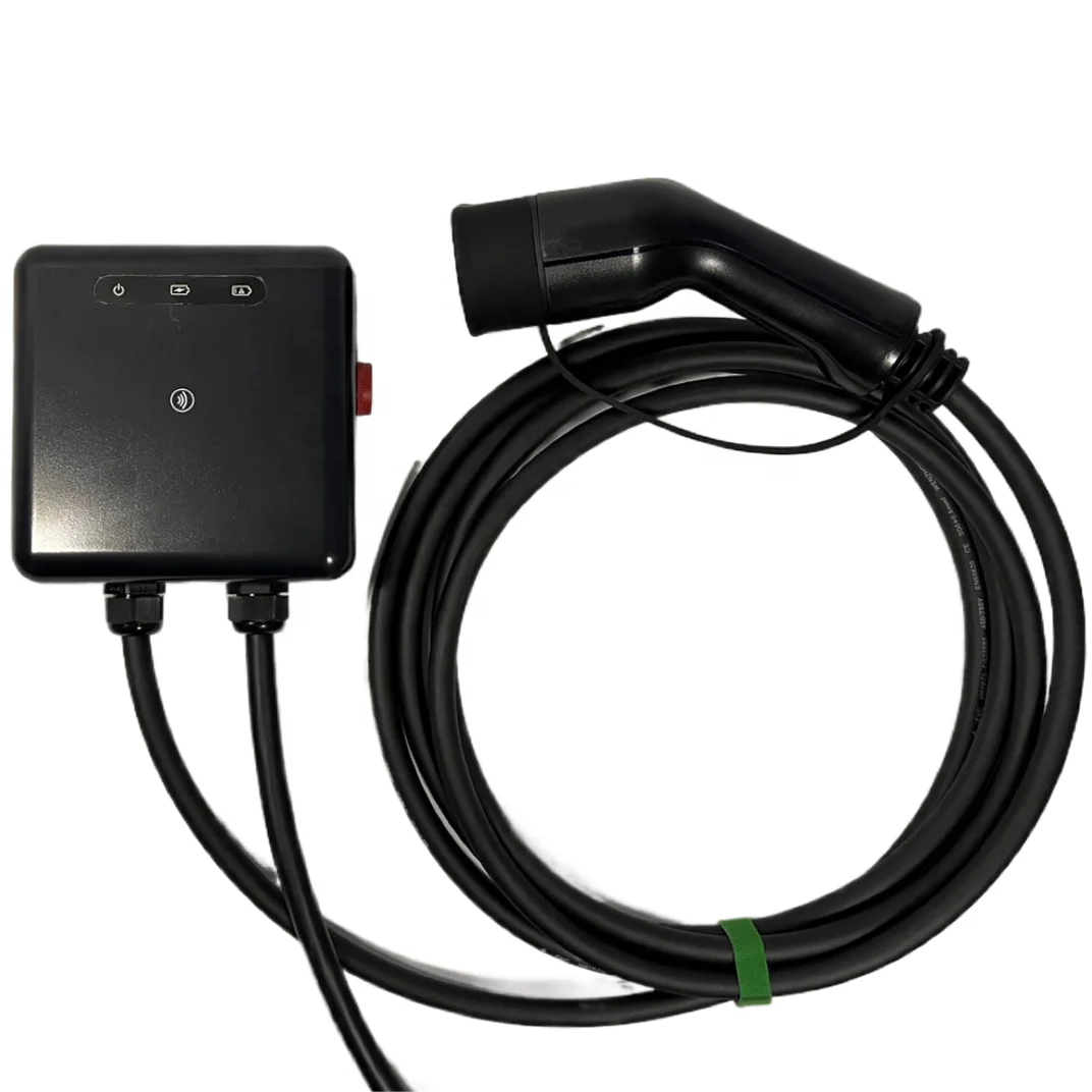 TARY Mini Wall-mounted AC Charger 7KW for Household Use Type1/Type2 GBT Plug And Charge Factory Outlet