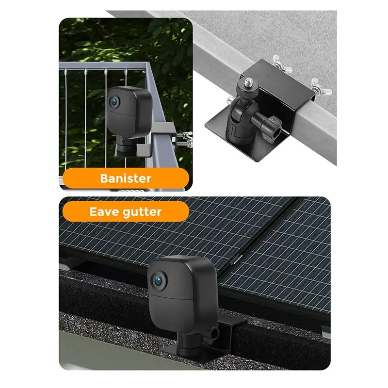 AWAH 2-Pack Adjustable Gutter Mounts For Solar Panels