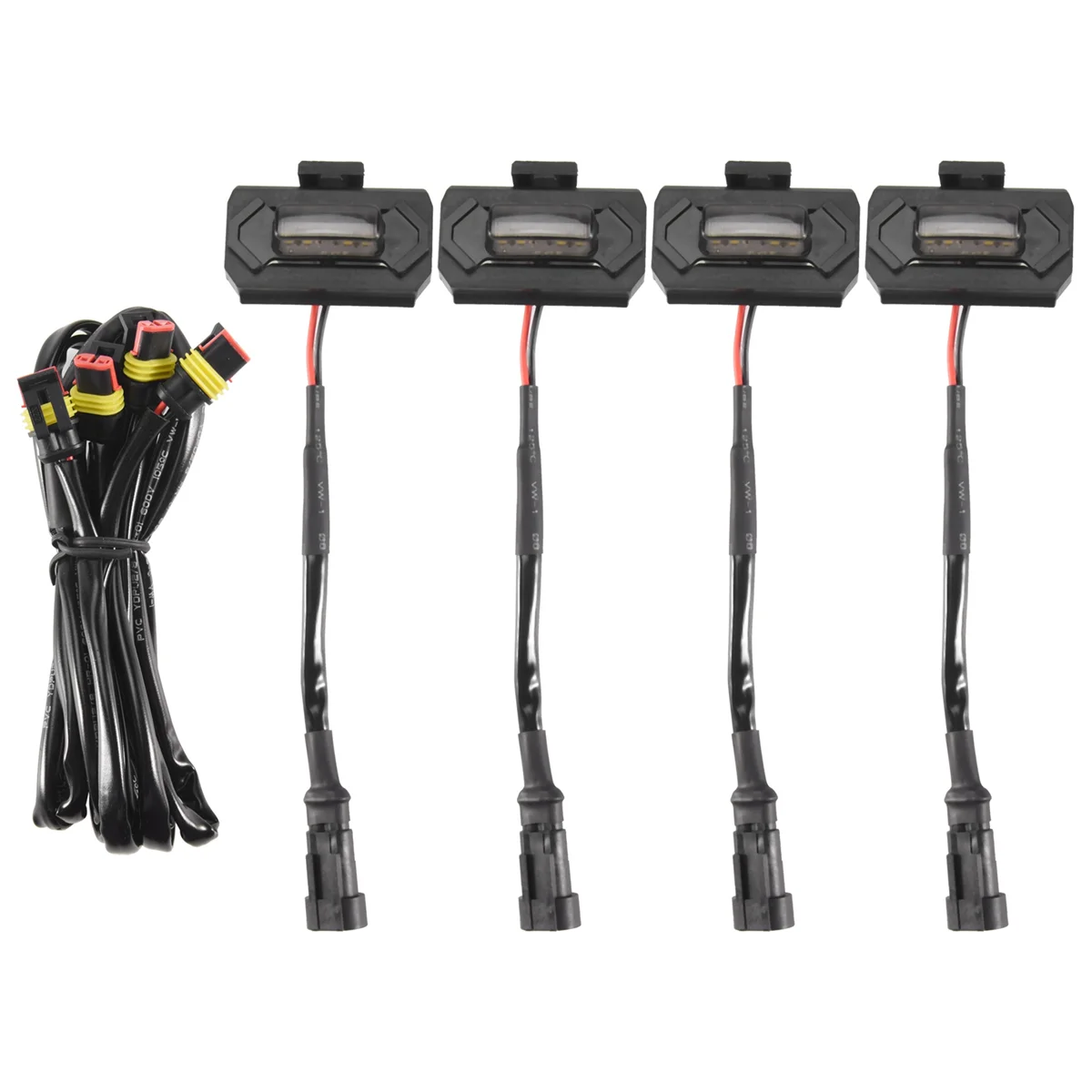 LED أمامية رياضية للطرق الوعرة ، مصباح خارجي ، شواية بيضاء ، شواء ، صانعة 4 ،